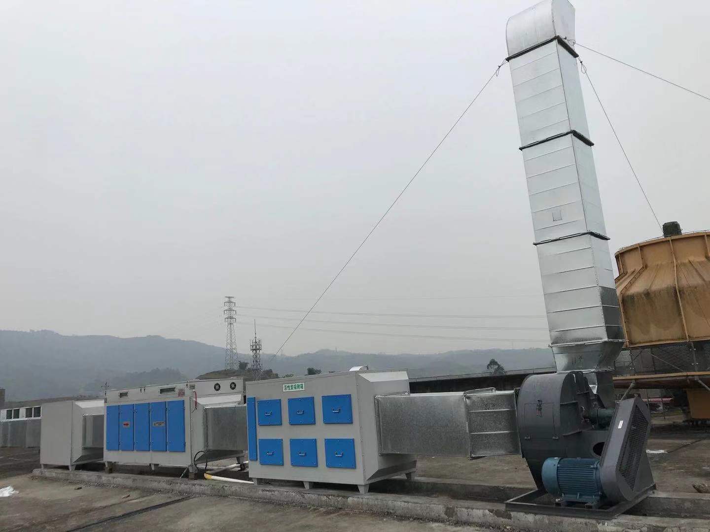 重慶杜馬斯克科技有限公司有機廢氣治理50000m3/h